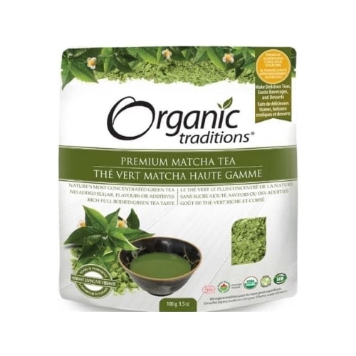 Organic Traditions Premium Matcha Tea 
